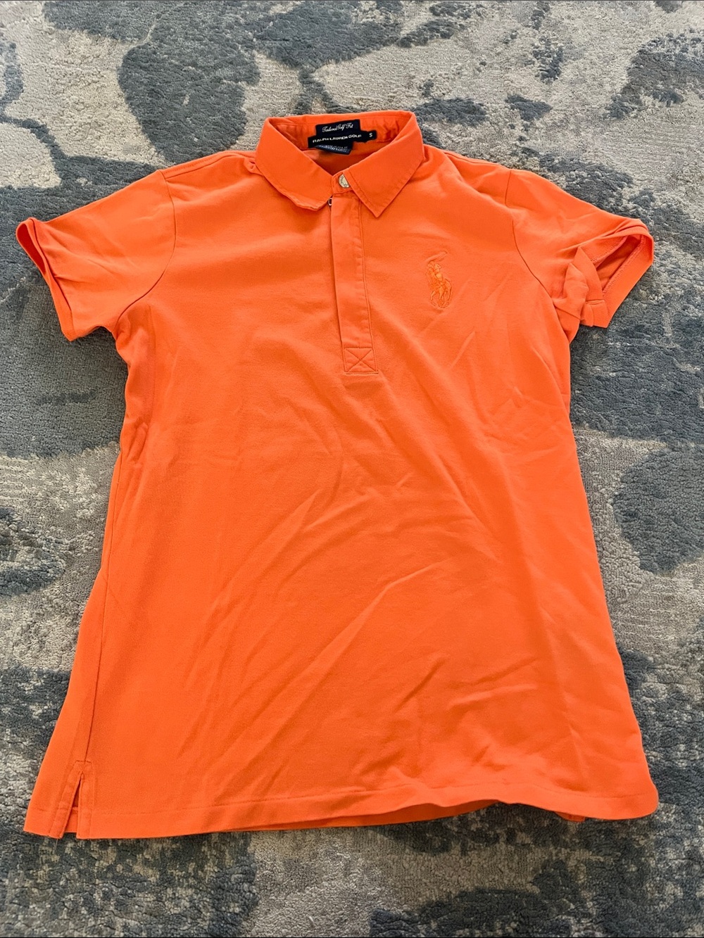 Ralph Lauren Bright Orange Short Sleeve Polo